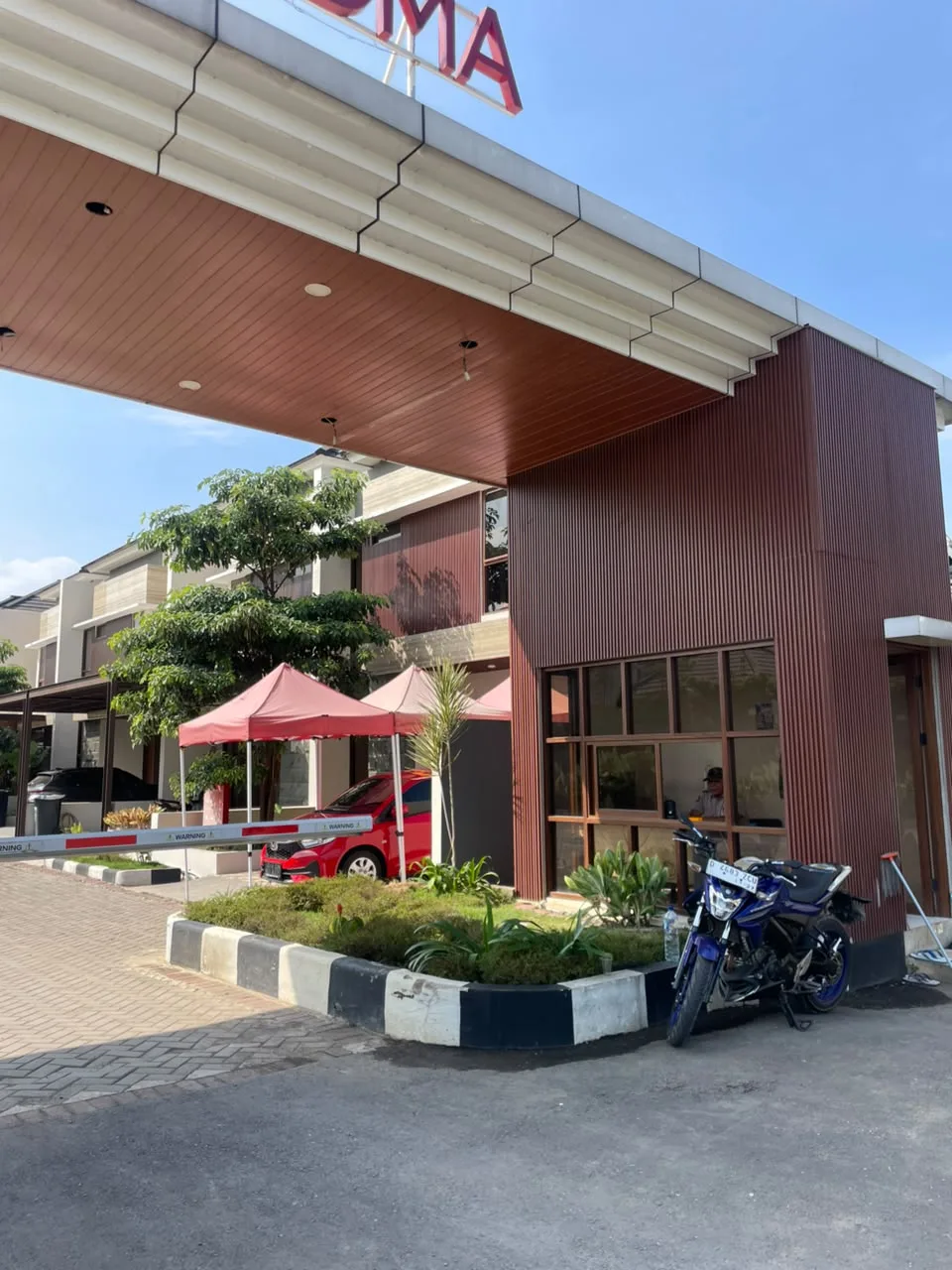 Pos keamanan dan CCTV 24 jam di GPA The Luxury